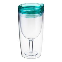 Alcoholder Spill Proof Wine Sippy Cup - Seafoam Green (050246) by Camec