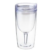 Alcoholder Spill Proof Wine Sippy Cup - Crystal Clear (050248) by Camec
