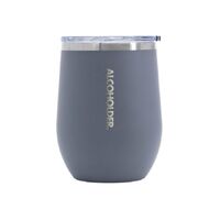 Alcoholder Stemless Insulated Tumbler - Matte Cement Black (051602) by Camec