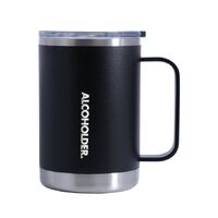 Alcoholder Tanked Mug with Handle - Matte Black (051608) by Camec