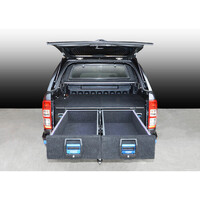Double drawers for Toyota Fortuner (2015-on) Fortuner Complete Dual Drawer Kit (E930-FORTUN-COM) by MSA 4x4