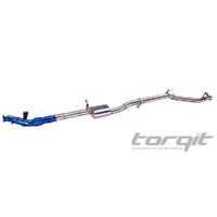 3.5inch Single Exit Exhaust for 79 Series 4.5L Dual Cab (HS8132SS*-391) by Torqit