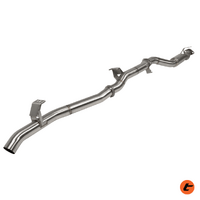 3.5inch Single Exit Exhaust for 79 Series 4.5L Dual Cab (HS8148SS) by Torqit
