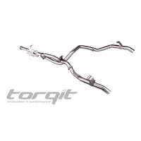 Twin Exit Exhaust for 79 Series 4.5L Dual Cab (HS8148SS TW) by Torqit