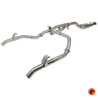 Twin Exit Exhaust for 79 Series 4.5L Single Cab (HS8151SS TW) by Torqit