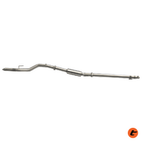 3inch DPF Back Exhaust: Performance Exhaust for 2.8L T60 Mega Tub (HS8168SS+HI8168-300XTSS) by Torqit