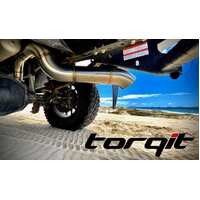 6inch DPF Back Exhaust: Performance Exhaust for 6.7L F250 (HS8187SS) by Torqit