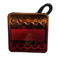 100mm Trailer LED Stop Light lncl Number Plate Light (TV15158 WNPL) by Couplemate
