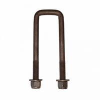 40mm x 150mm Square Ubolt + Hardware (U40S6GH) by Couplemate