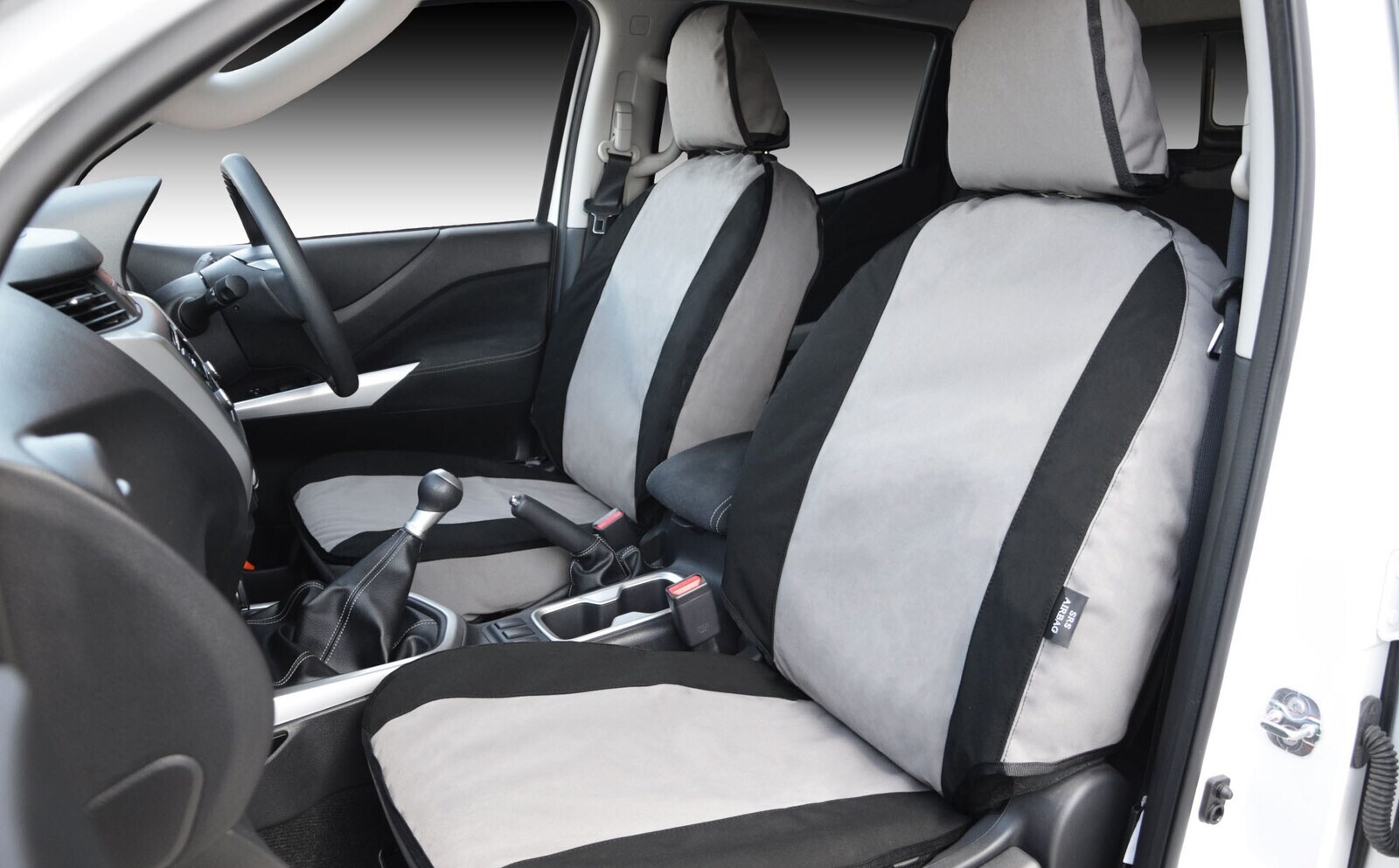 Canvas Seat Cover for Mazda BT50 XT/XTR Dual Cab (2020on) Complete front & rear leather