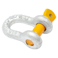 Rated D Shackle 8mm 750kg Retail pack 1 (06852BL) by Hayman Reese
