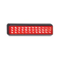 12/24V Stop Tail Light With Black Bracket 200x50mm (200BRM) by LED Autolamps