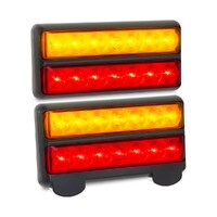 BOAT TRAILER LAMPS, STOP/TAIL/INDICATOR/LICENCE (207BARLP2) By LED AUTOLAMPS