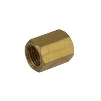 3/8 Unf Hydraulic Hose Fittings (Brass) 3/8 Unf Long Tube Nut (313032) by Couplemate