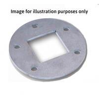 Brake Mounting Plate 12" Electric (50mm Square) (332350-ALK)