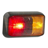 LED AMBER/RED SIDE MARKER LAMP (58ARM) by LED AUTOLAMPS