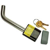 Hitch Pin Receiver Lock 65mm Hardened Chrome (CM061) by Couplemate