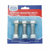 Coupling Mounting Bolts (CMB153B) Blister 3 Pack by Ark Corp.