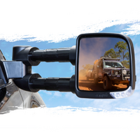 Towing Mirrors for Mitsubishi Pajero NX GLX 2016-on (CVC-MP-NT-HFIEB) by Clearview