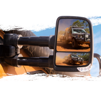 Towing Mirrors for Ford Ranger PK Wildtrak 2009-Sep 2011 (CVNG-FM-RB-IEB) by Clearview