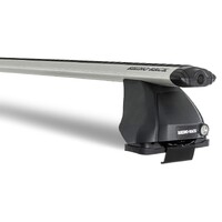 Vortex 2500 Silver 2 Bar Roof Rack (JA2656) by Rhino Rack