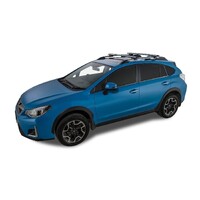 Vortex SX Silver 2 Bar Roof Rack for Holden Acadia 5dr SUV With Roof Rails 2018-on (JA9140) by Rhino Rack