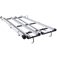 CSL Double 3.0m Ladder Rack System with Conduit for Hyundai iLoad 2dr Van 2008-2021 (JC-00919) by Rhino Rack
