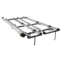 CSL Double 3.0m Ladder Rack System with Conduit for Ford Transit Custom 2dr Van SWB 2014-on (JC-00939) by Rhino Rack