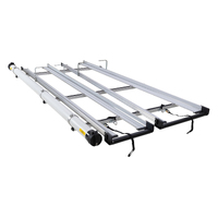 CSL Double 3.0m Ladder Rack System with Conduit for Ford Transit Custom 2dr Van SWB 2014-on (JC-01119) by Rhino Rack