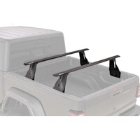 Reconn-Deck 2 Bar Vortex Ute Tub System for Jeep Gladiator 4dr Ute JT with Trail Rails installed 2020-on (JC-01272) by Rhino Rack