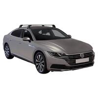 Clamp Mount Roof Rack System for Volkswagen Arteon 4dr Coupe Steel Roof 2017-on (8050182, K1095) by Yakima