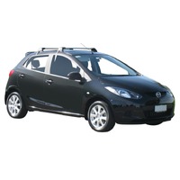 Clamp Mount Roof Rack System for Mazda 2 5dr Hatch 2007-2014 (8050178, K311) by Yakima