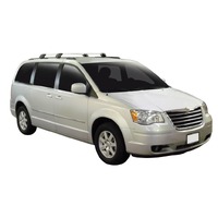 Rail Mount Roof Rack System for Chrysler Grand Voyager 5dr MPV w/ Raised Rails 2008-on (8050183, K328) by Yakima
