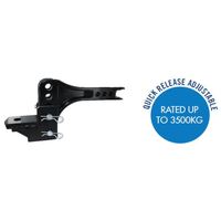 Quick Release HD Adjustable Ball Mount TBM (PRO7217) Rated to 3500kg by Trailboss