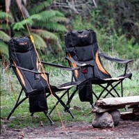 380 Chair Black/Orange (T050801405) by Darche