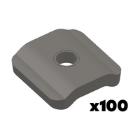 M6 20x20x3mm Deformed Nut (100 pack) (TP11) by Yakima
